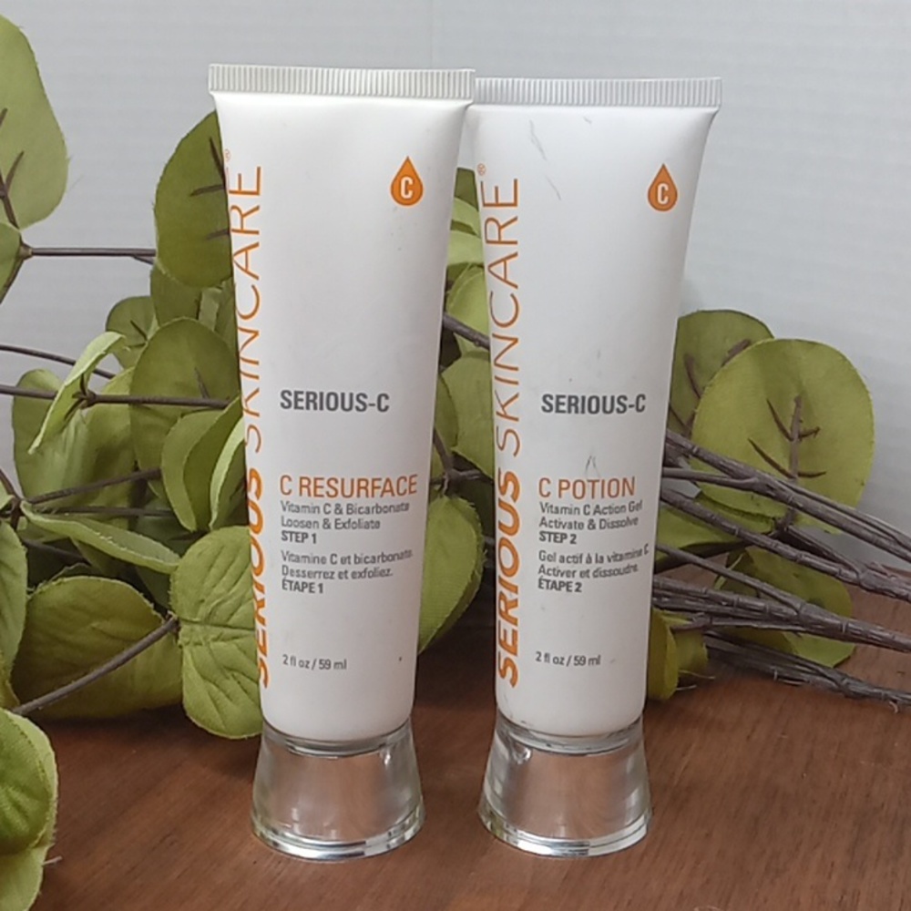 SERIOUS  C SKIN CARE STEPS 1 & 2 BUNDLE